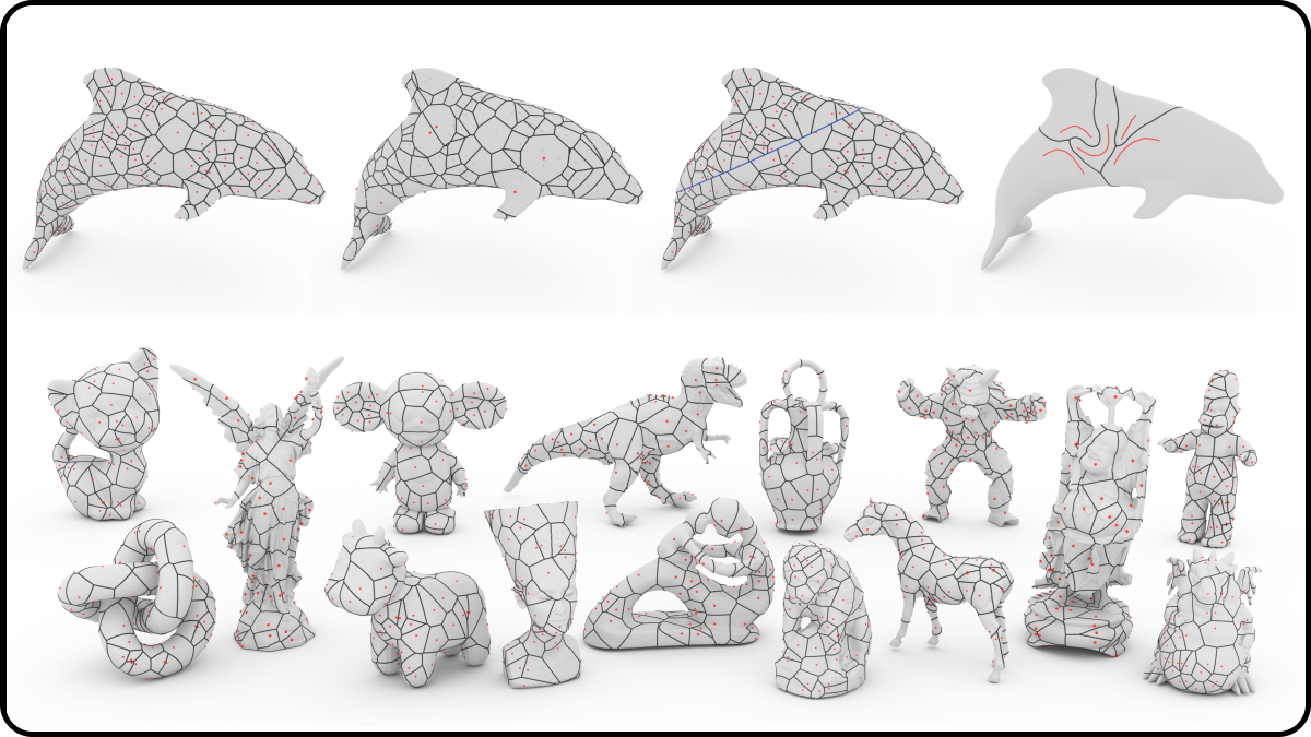 Efficiently Computing Voronoi Diagrams over Mesh Surfaces with Arbitrary Distance Solvers